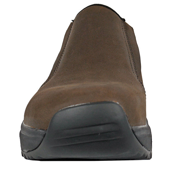 McKee Slip On Slip Resistant Brown Soft Toe 50240