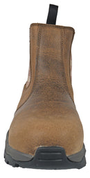 Old Glory Distressed Brown Pull-On Composite Toe 50411