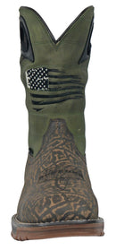 FALLEN HERO Brown Forrest Green Composite Toe 91072