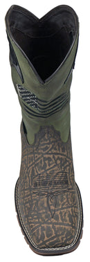 FALLEN HERO Brown Forrest Green Composite Toe 91072