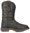 We The People Brown Pull-On Western Composite Toe 94023