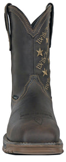 We The People Brown Pull-On Western Composite Toe 94023