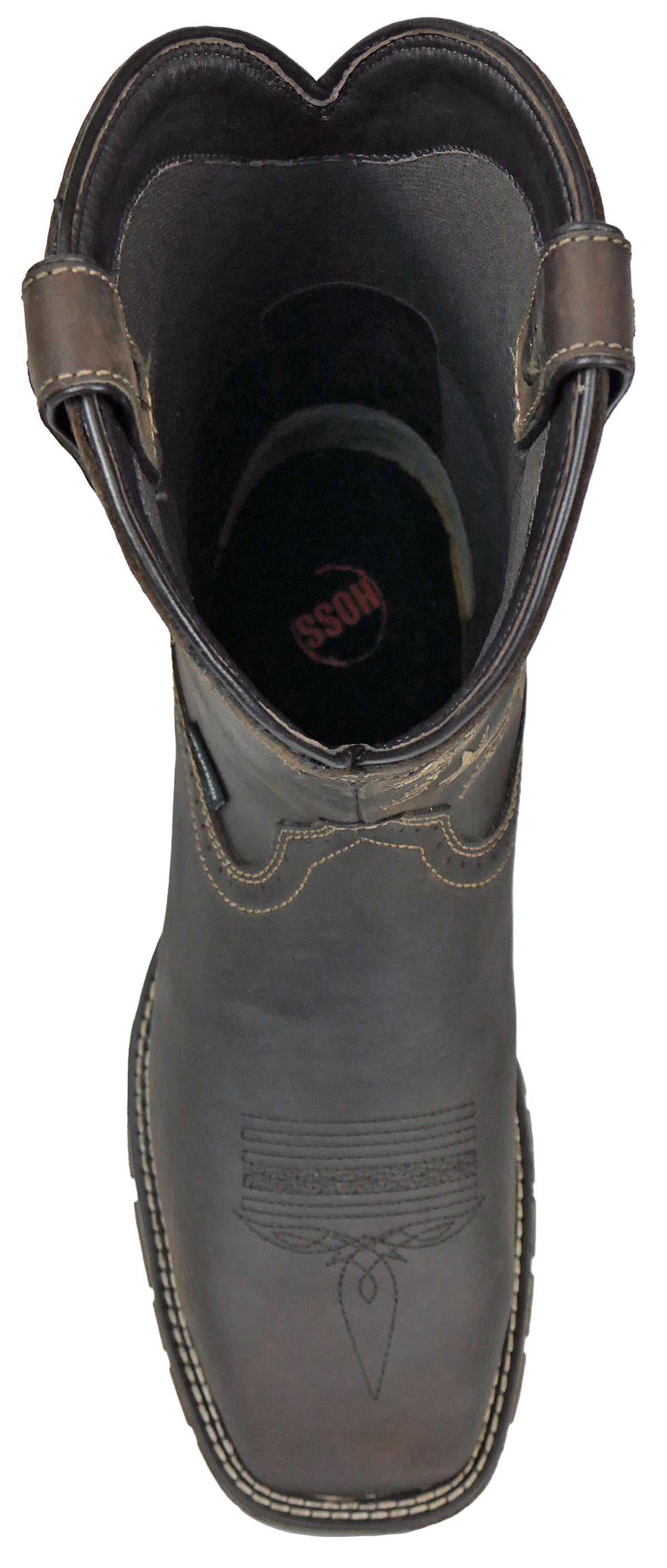 We The People Brown Pull-On Western Composite Toe 94023 We The People Brown Pull-On Western Composite Toe 94023
