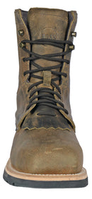 Brisbee Lacer 8" Distressed Lace Up Kiltie Composite Toe 940621