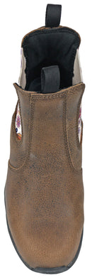 Angel Distressed Brown Pull-On Composite Toe MT25012