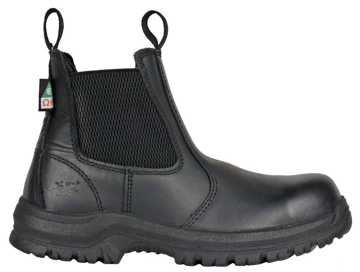 Angelina Pull-On Black Composite Toe MT70127