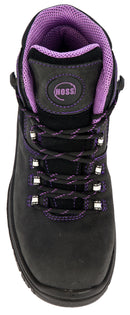 Lacy 6" Black/Purple Composite Toe 70120