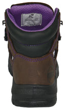 Lily 6" Brown/Purple Steel Toe 70423