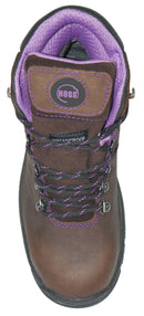 Lily 6" Brown/Purple Steel Toe 70423