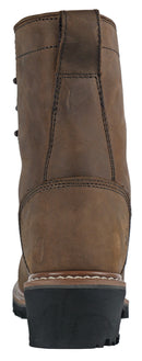 Cross Cut Kiltie Logger Brown Composite Toe 80715