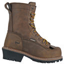 Cross Cut Kiltie Logger Brown Composite Toe 80715