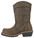 Buford Logger Brown Pull On Composite Toe 90211