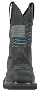 Rushmore Black Pull-On Patriotic Charcoal Composite Toe 91065
