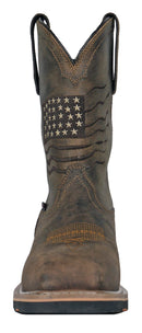 Rushmore Brown Patriotic Pull-On Composite Toe 92065